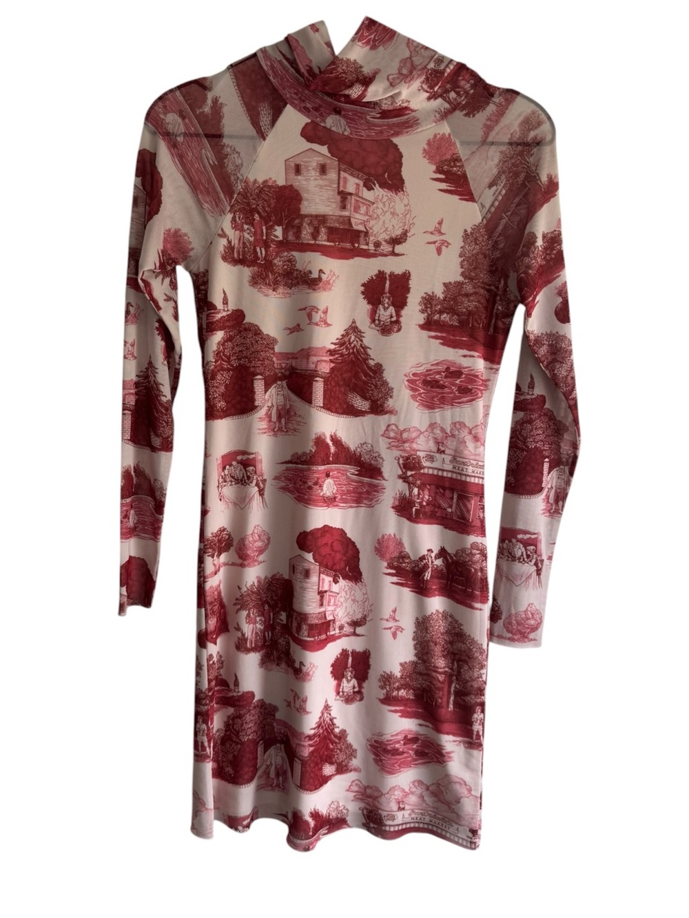 Rachel Antonoff Sopranos Toile XS Lilly Turtleneck Dress